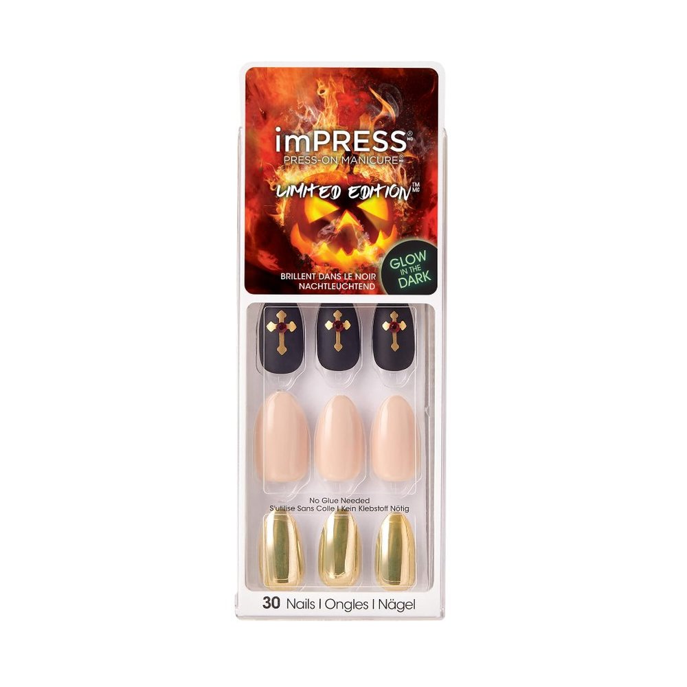 imPRESS Press on Manicure Kit in Shadow Halloween